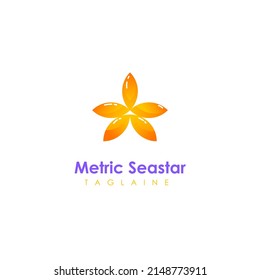 Logo design with sea star concept