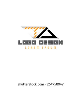 Logo design. Set to create a logo and design elements. Vector illustration