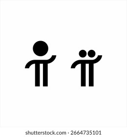 Logo-Design-Set von Phi-Symbolen mit menschlichem Konzept.