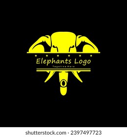 The logo design is in the shape of an elephant's head, very suitable for company brands, offices, campuses, schools and the health sector.
