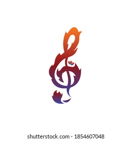 Das Logo-Design ist in Form der Melodie Baseball, aber modifiziert, um die Form einer Flamme zu ähneln, die für Logo- und Symboldesigns verwendet werden kann