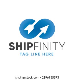 Diseño de logotipos para compañías de transporte o de transporte de mercancías a nivel mundial. Logotipo vectorial para el aire a nivel mundial, distribución marítima y logística.