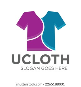 Logo design with shopping and retail theme