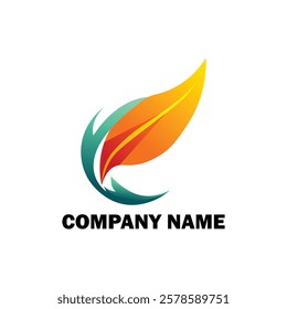 logo design silhouette flowers design