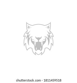 diseño de logotipo.
logotipo simple de tigre negro
