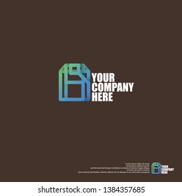 The logo design is simple but looks complicated because it plays with gradient and combination lines so it looks solid, elegant and luxurious.