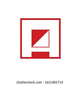 A logo design simple modern template