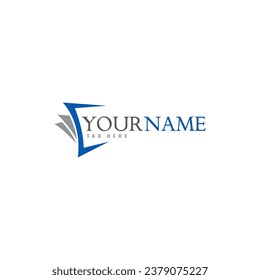Logo Design Simple Vector Open Book