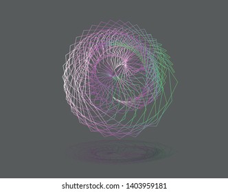 Logo Design with Spiralling Lines