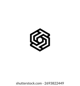 Vector de tecnología de línea T cuadrada de diseño de logotipo