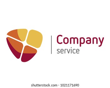 Logo design in stone design.