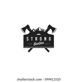 Logo design "Strong Barber"