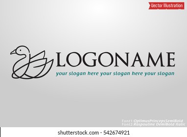 Logo Design studio, landscape design, furniture studio, boutique. Vector illustration.