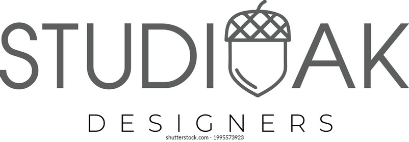 Logo design for Studio Oak Designers. Studioak is a design house with fresh and enthusiastic ideas and concepts.