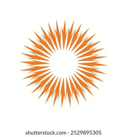design de logotipo sun modelo simples moderno