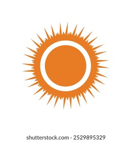 logo design sun modern simple template