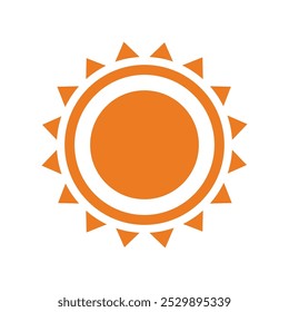 logo design sun modern simple template