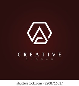 A Logo Design Symbol Modern Font