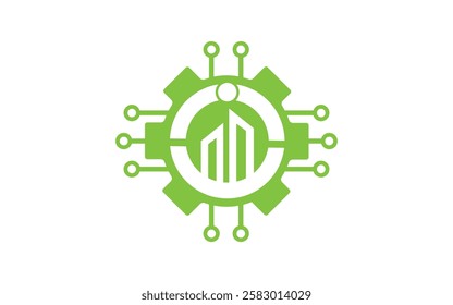 Logo Design for Technology Company vector illustration