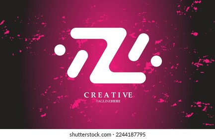 LOGO DESIGN TEMPLATE WITH ABSTRACT BACKGROUND