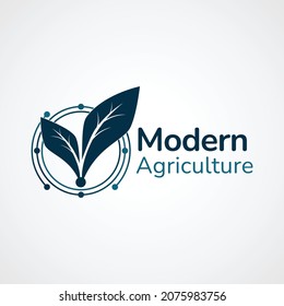 logo design template for agriculture, agronomy, wheat farming, rural farming fields, natural harvest