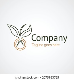 logo design template for agriculture, agronomy, wheat farming, rural farming fields, natural harvest