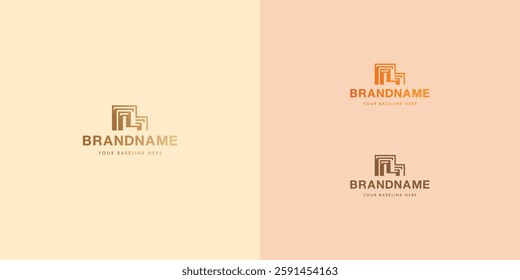 Logo design template with alphabet L. Letterform design or brand identity. Mark or symbol. Vector illustration for Brand identity or logo projects.

