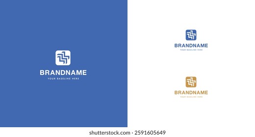 Logo design template with alphabet L. Letterform design or brand identity. Mark or symbol. Vector illustration for Brand identity or logo projects.
