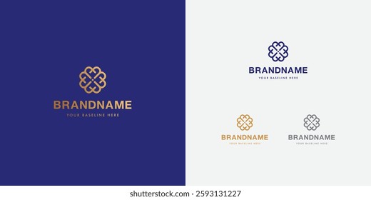 Logo design template with alphabet M. Letterform design or brand identity. Mark or symbol. Vector illustration for Brand identity or logo projects.