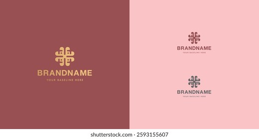 Logo design template with alphabet M. Letterform design or brand identity. Mark or symbol. Vector illustration for Brand identity or logo projects.