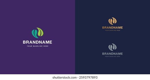 Logo design template with alphabet M. Letterform design or brand identity. Mark or symbol. Vector illustration for Brand identity or logo projects.