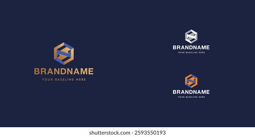 Logo design template with alphabet N. Letterform design or brand identity. Mark or symbol. Vector illustration for Brand identity or logo projects.