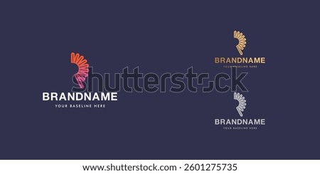 Logo design template with alphabet R. Letterform design or brand identity. Mark or symbol. Vector illustration for Brand identity or logo projects.