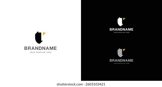 Logo design template with alphabet T. Letterform design or brand identity. Mark or symbol. Vector illustration for Brand identity or logo projects.