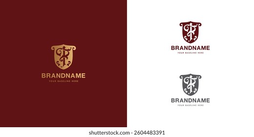 Logo design template with alphabet T. Letterform design or brand identity. Mark or symbol. Vector illustration for Brand identity or logo projects.