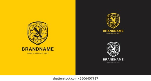 Logo design template with alphabet U. Letterform design or brand identity. Mark or symbol. Vector illustration for Brand identity or logo projects.