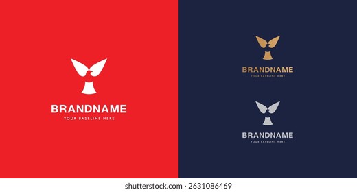 Logo design template with alphabet Y. Letterform design or brand identity. Mark or symbol. Vector illustration for Brand identity or logo projects.