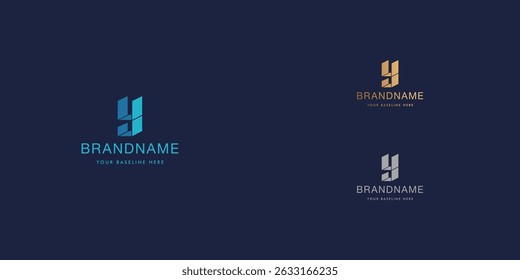 Logo design template with alphabet Y. Letterform design or brand identity. Mark or symbol. Vector illustration for Brand identity or logo projects.