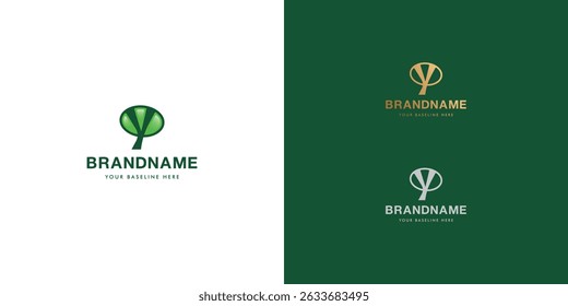 Modelo de design de logotipo com o alfabeto Y. Design de letra ou identidade da marca. Marca ou símbolo. Ilustração vetorial para identidade da marca ou projetos de logotipo.