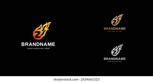 Logo design template with alphabet Z. Letterform design or brand identity. Mark or symbol. Vector illustration for Brand identity or logo projects.