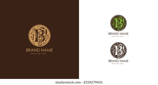 Logo design template with B alphabet. Letterform design. Mark or design template. Vector illustration.