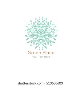 logo design template for boutique hotel ,spa , flower shop and wedding.