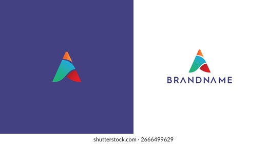 Plantilla de diseño de logotipo. Diseño de identidad de marca para proyectos. Concepto de diseño de logotipo creativo moderno.