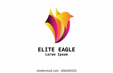 Logo design template  for business Airport or Traveling with Eagle concept