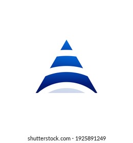 A Logo Design Template - A Business Logo - Creative A Letter Logo Design - Modern A Logo Vector 