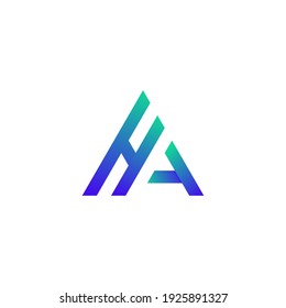 A Logo Design Template - A Business Logo - Creative A Letter Logo Design - Modern A Logo Vector 