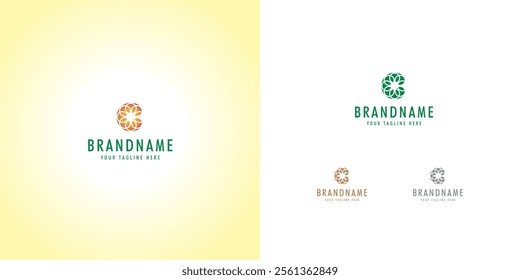 Logo design template with C alphabet. Letterform design. Mark or design template. Vector illustration.