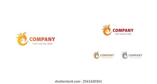 Logo design template with C alphabet. Letterform design. Mark or design template. Vector illustration.