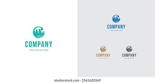 Logo design template with C alphabet. Letterform design. Mark or design template. Vector illustration.