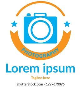 Plantilla de diseño de logotipos Cámara, estudio de fotografía, fotógrafo, foto. Empresa, marca, marca, empresa, identidad, logotipo. 